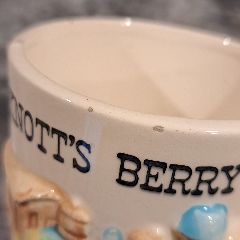 Vtg Knotts Berry Farm 3-D Train Ceramic Mug Souvenir - Picture 5 of 6